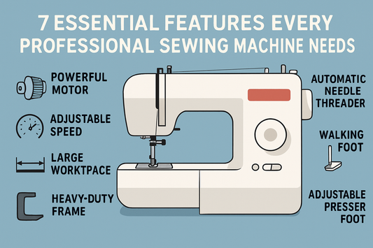 7 Essential Features Every Professional Sewing Machine Needs