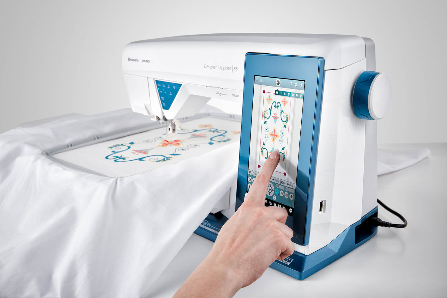 HUSQVARNA® VIKING® DESIGNER SAPPHIRE™ 85 Sewing & Embroidery Machine
