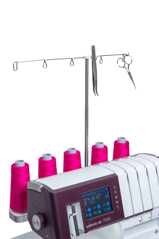 Pfaff Admire Air 7000 Serger Purple Coverlock Machine - The Sew'N Place