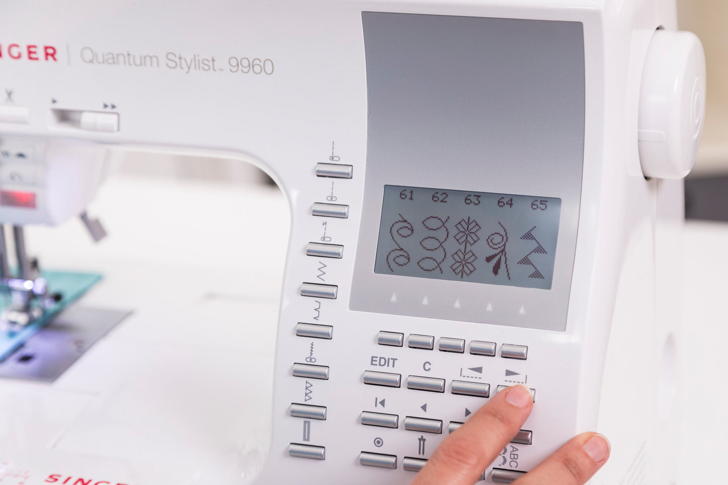 SINGER® Quantum Stylist 9960 Sewing Machine with Extension Table