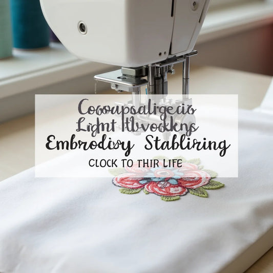 Embroidery Stabilizer And Backing - Choosing the Right Embroidery Stabilizer and Backing