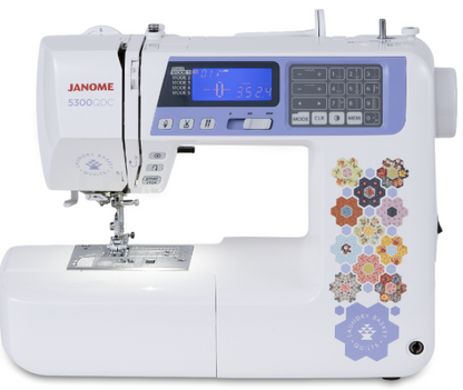 Janome 5300 QDC LBQ Laundry Basket Quilts Sewing Machine