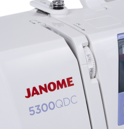 Janome 5300 QDC LBQ Laundry Basket Quilts Sewing Machine