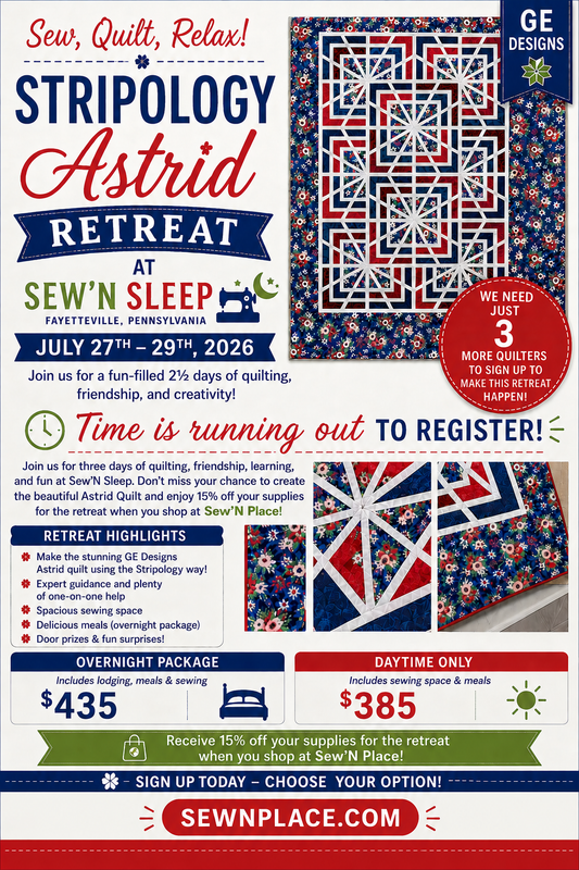 Stripology Retreat 2-Day/Night Event - July 2026