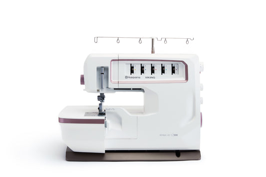 HUSQVARNA VIKING AMBER Air S | 500 Coverlock Machine