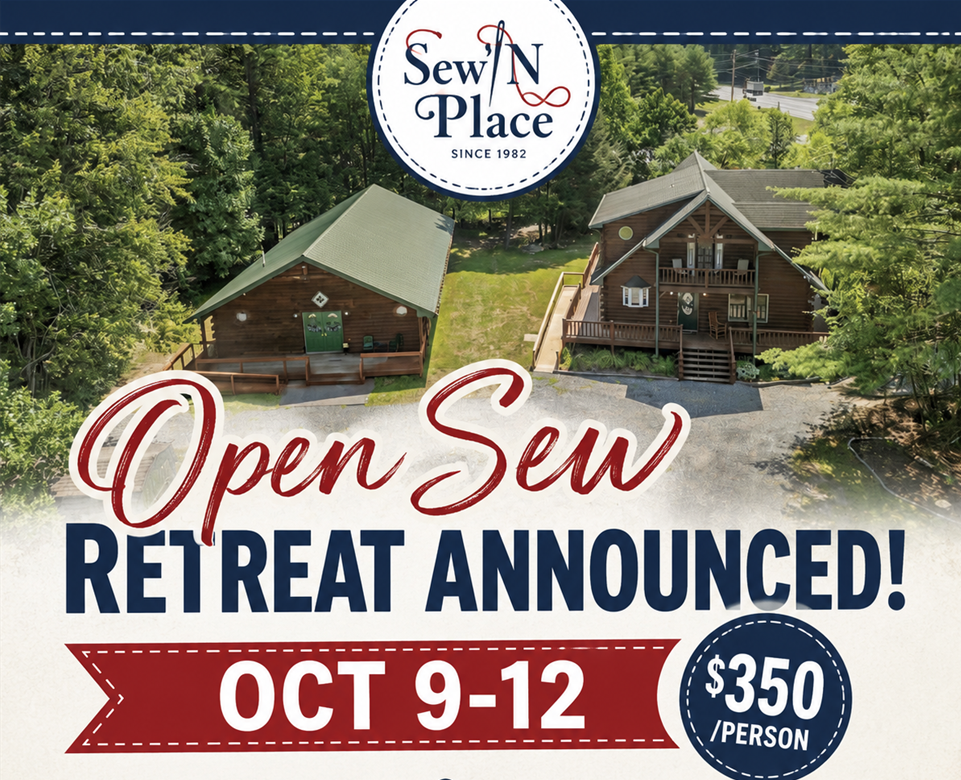 Open Sew Retreat - October 2026