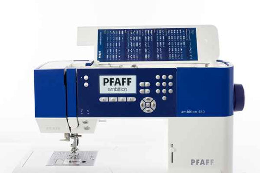 Pfaff Ambition 610 Blue Sewing Machine - The Sew'N Place
